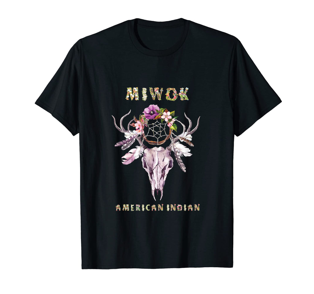 Miwok American Indian Tribe Boho T-Shirt - Casual Everyday Wear Men Women - T-Shirt, Sweatshirt, Hoodie