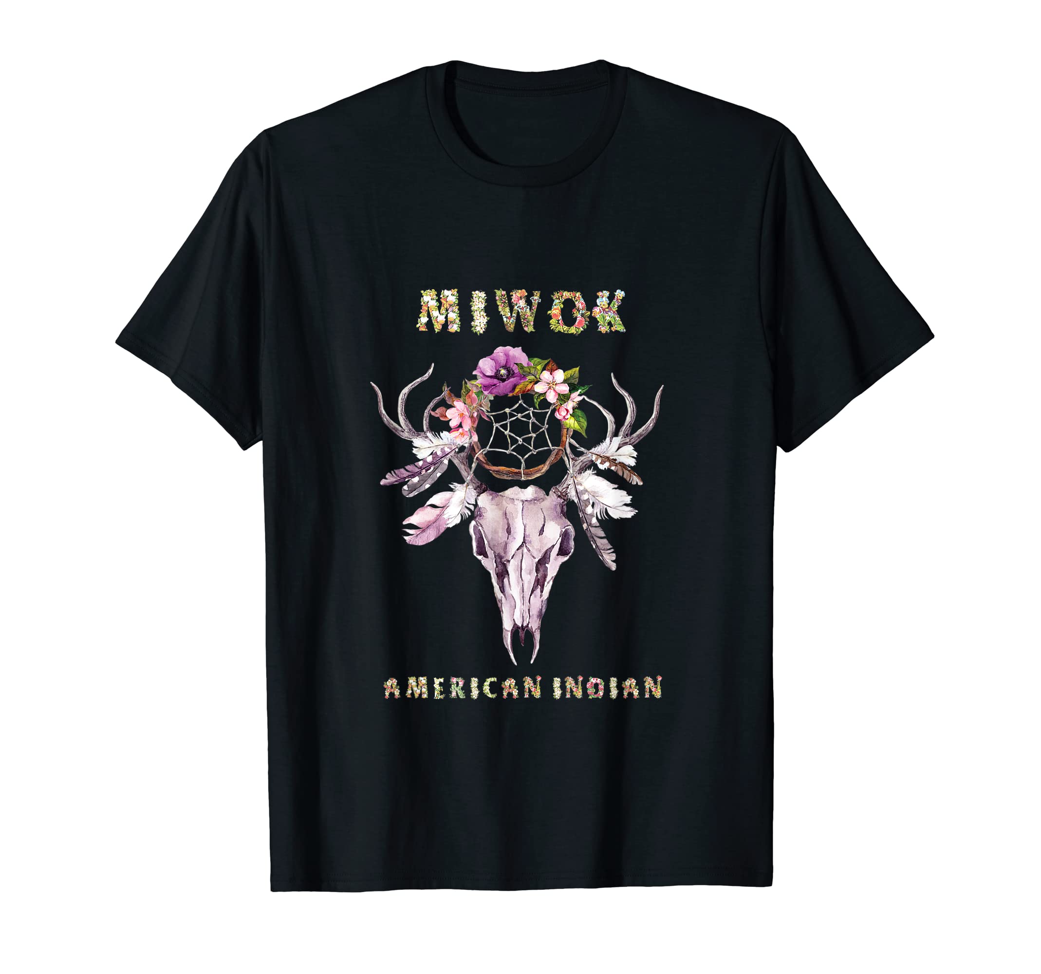 Miwok American Indian Tribe Boho T-Shirt - Casual Everyday Wear Men Women - T-Shirt, Sweatshirt, Hoodie