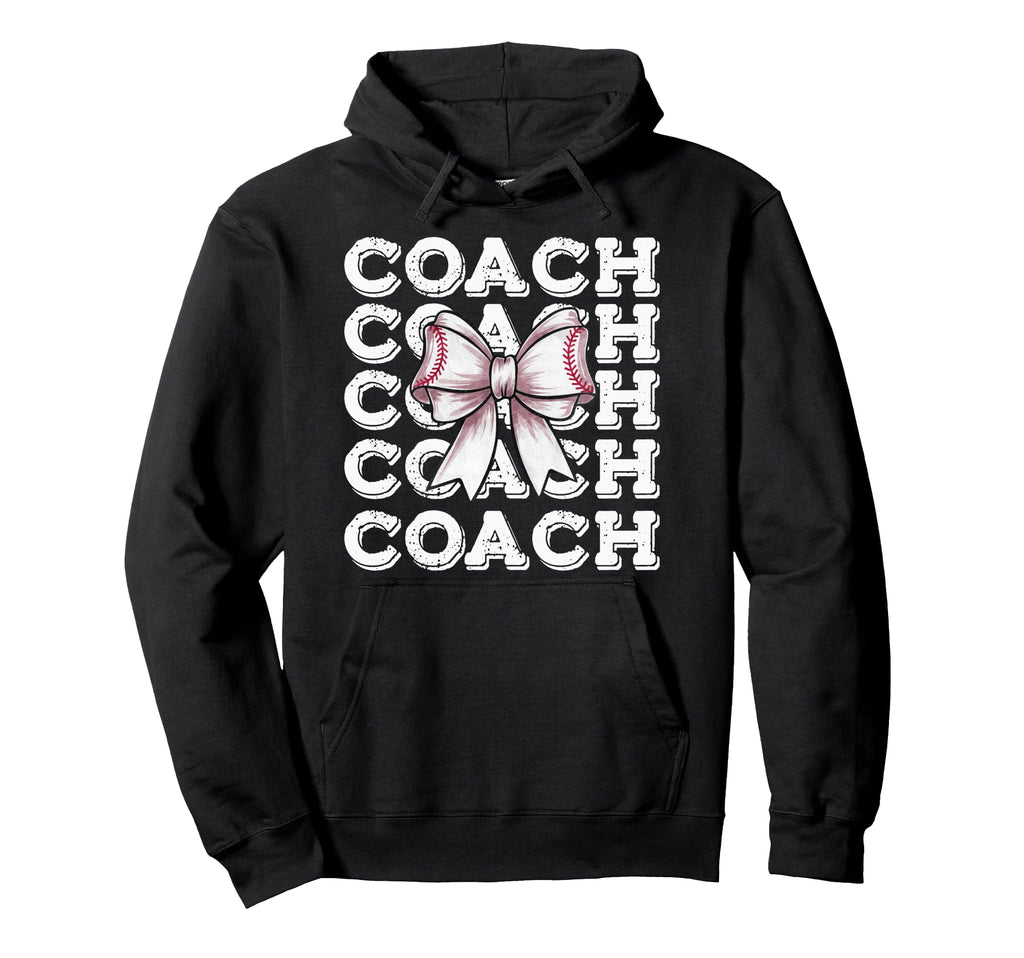 Coquette Baseball Coach Matching Family Hoodie - Custom Art Print Unisex - T-Shirt, Sweatshirt, Hoodie