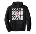 Coquette Baseball Coach Matching Family Hoodie - Custom Art Print Unisex - T-Shirt, Sweatshirt, Hoodie
