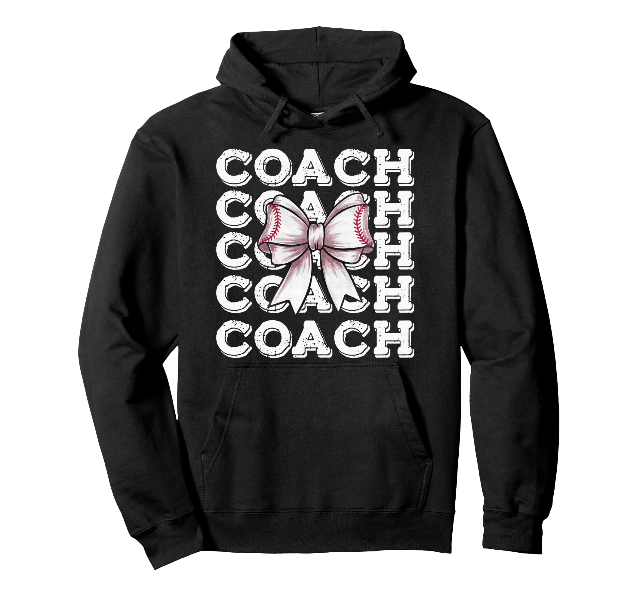 Coquette Baseball Coach Matching Family Hoodie - Custom Art Print Unisex - T-Shirt, Sweatshirt, Hoodie