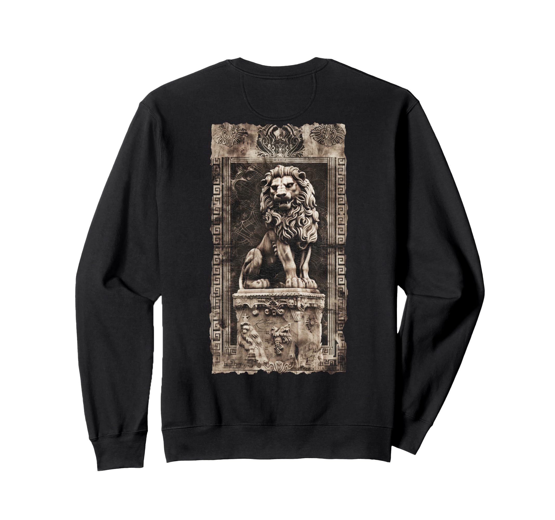 Y2K Back Streetwear Lion Sweatshirt - Unique Graphic Men Women - T-Shirt, Sweatshirt, Hoodie