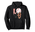 Love Your Biggest Fan Baseball Mom Sport Hoodie - Minimalist Print Unisex - T-Shirt, Sweatshirt, Hoodie
