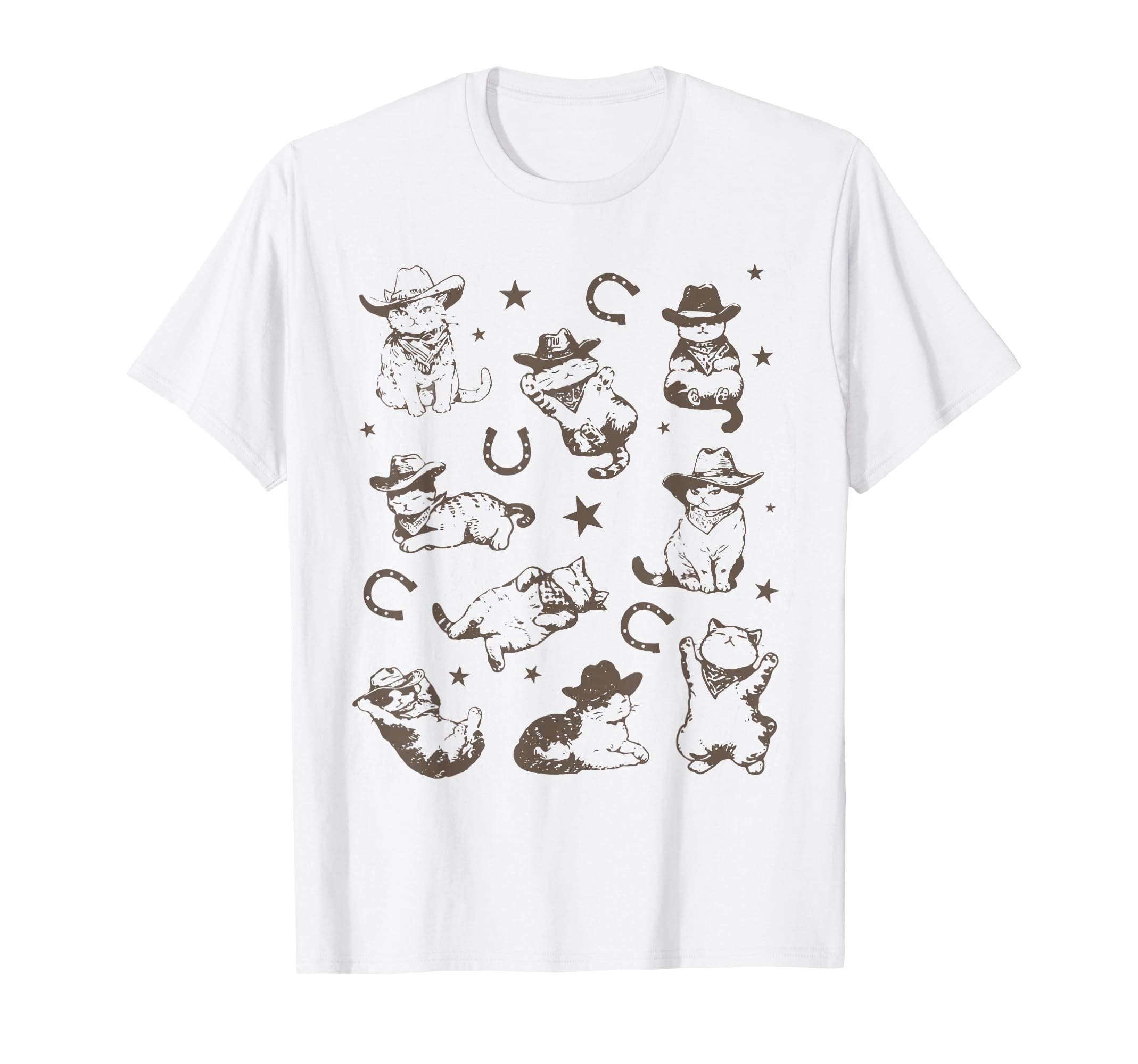 Cowboy Cats And Kittens Western Cowboy T-Shirt - Unique Graphic Men Women - T-Shirt, Sweatshirt, Hoodie