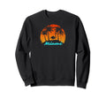 Miami Beach Sunset Flamingo Sweatshirt - Graphic Print Unisex - T-Shirt, Sweatshirt, Hoodie