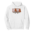 Leopard Baseball Basketball Mama Bow Hoodie - Minimalist Print for Adults - T-Shirt, Sweatshirt, Hoodie