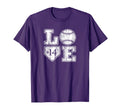 Love Baseball Softball Mom Home Plate T-Shirt - Novelty Apparel for Adults - T-Shirt, Sweatshirt, Hoodie