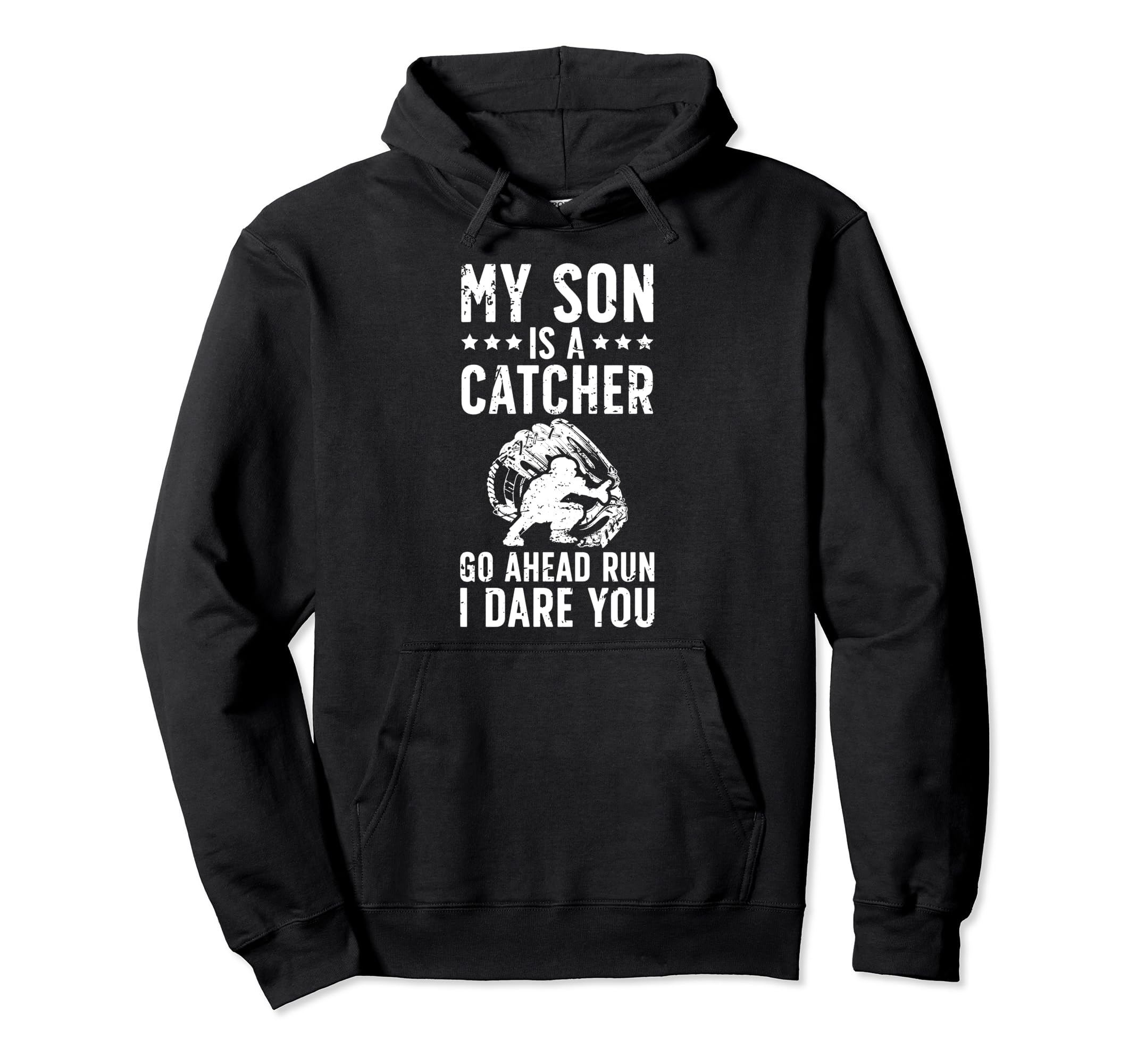 My Son Is Baseball Catcher Dad Baseball Hoodie - Unique Graphic for Adults - T-Shirt, Sweatshirt, Hoodie