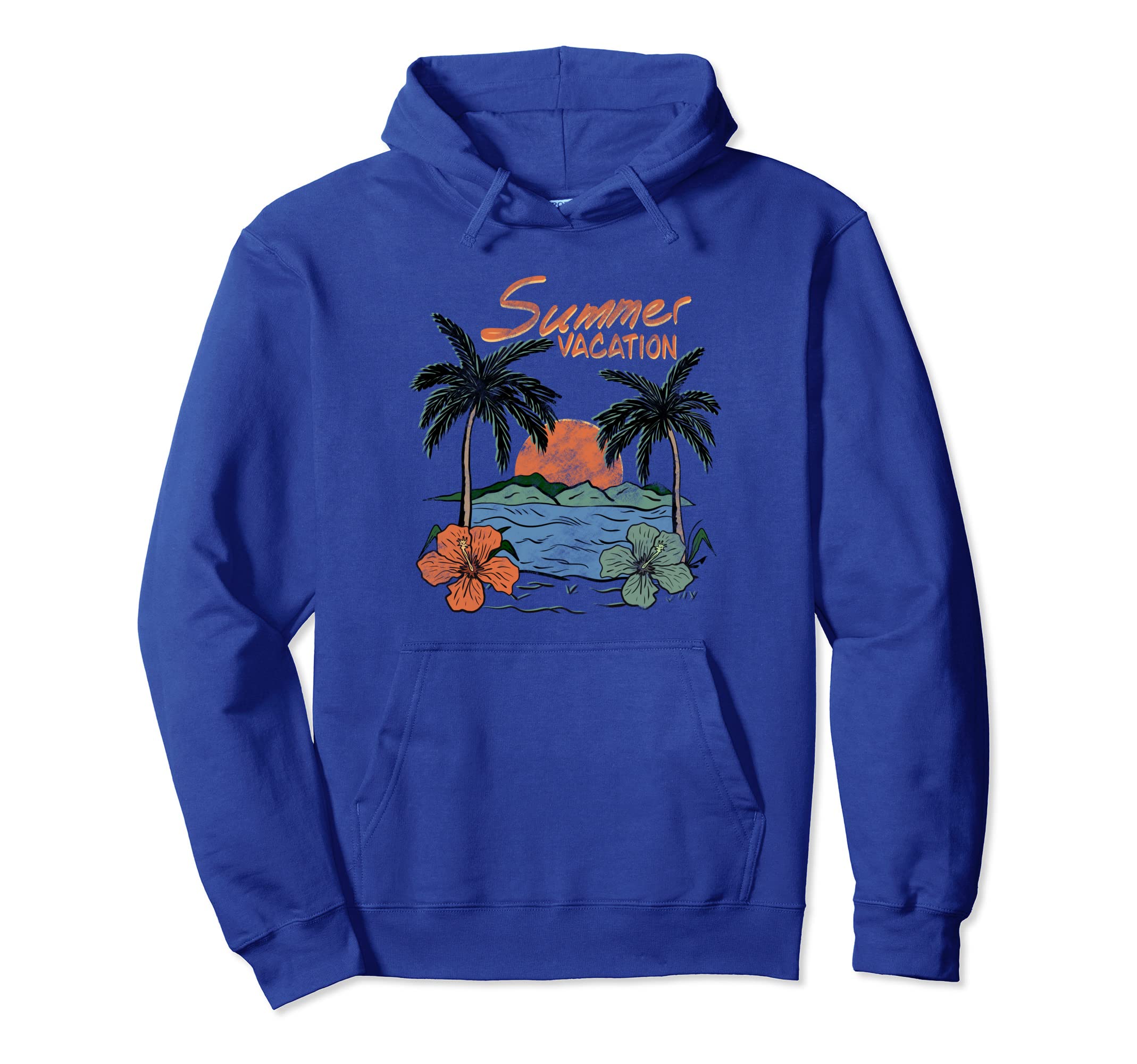 Hawaii Y2K Summer Aesthetic Hibiscus Hoodie - Graphic Print for Adults - T-Shirt, Sweatshirt, Hoodie