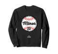 Mike Minor Baseball Mlbpa Kansas City Sweatshirt - Minimalist Print Unisex - T-Shirt, Sweatshirt, Hoodie