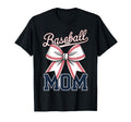 Baseball Mom Coquette Bow T-Shirt - Trendy Graphic Unisex - T-Shirt, Sweatshirt, Hoodie