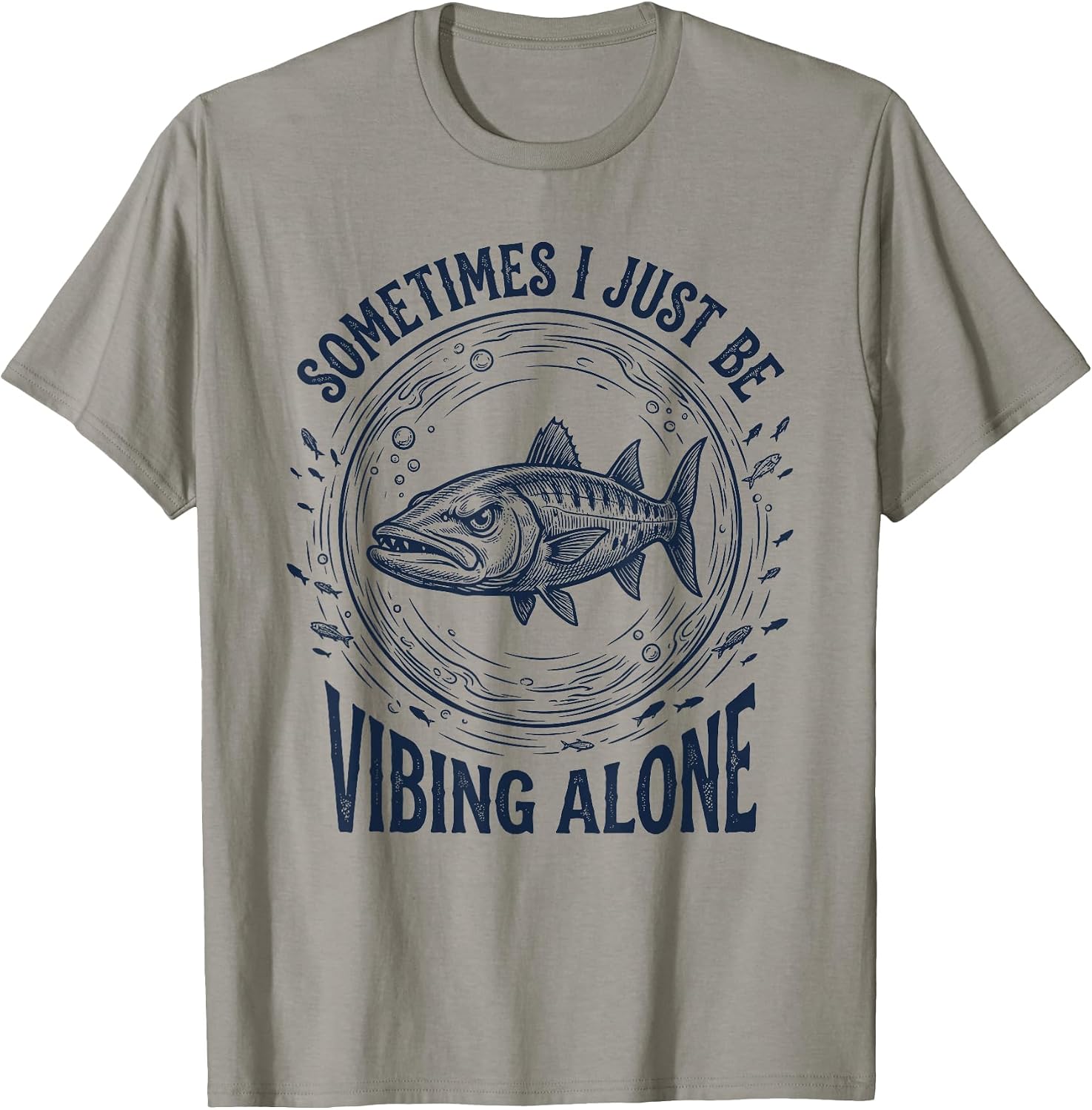 Vintage Ocean Funny Barracuda Merch - Adult & Kids T-Shirts, Sweatshirts & Hoodies apparel design preview 1