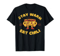 Stay Warm Eat Chili Distressed Chili T-Shirt - Custom Art Print Men Women - T-Shirt, Sweatshirt, Hoodie