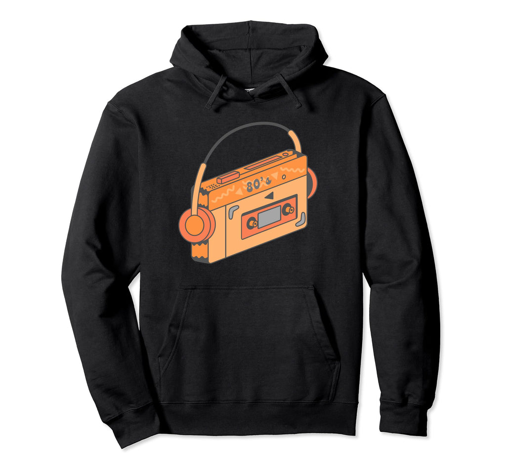 Cassette Tape 80S Music Hoodie - Novelty Apparel for Adults - T-Shirt, Sweatshirt, Hoodie