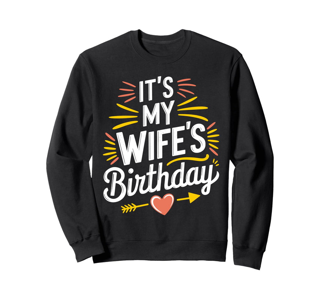 Boho Nostalgia Its My Wifes Sweatshirt - Aesthetic Graphic for Adults - T-Shirt, Sweatshirt, Hoodie