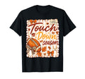 Autumn Football Bow Leopard Game Day Mom T-Shirt - Custom Art Print Unisex - T-Shirt, Sweatshirt, Hoodie