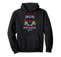 Mom Birthday Rainbow Roller Skates Party Hoodie - Aesthetic Graphic Unisex - T-Shirt, Sweatshirt, Hoodie