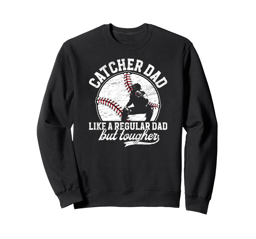 Baseball Catcher Dad Definition Sweatshirt - Graphic Print Men Women - T-Shirt, Sweatshirt, Hoodie