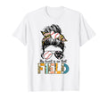 Leopard Baseball Mom Messy Bun My T-Shirt - Custom Art Print for Adults - T-Shirt, Sweatshirt, Hoodie