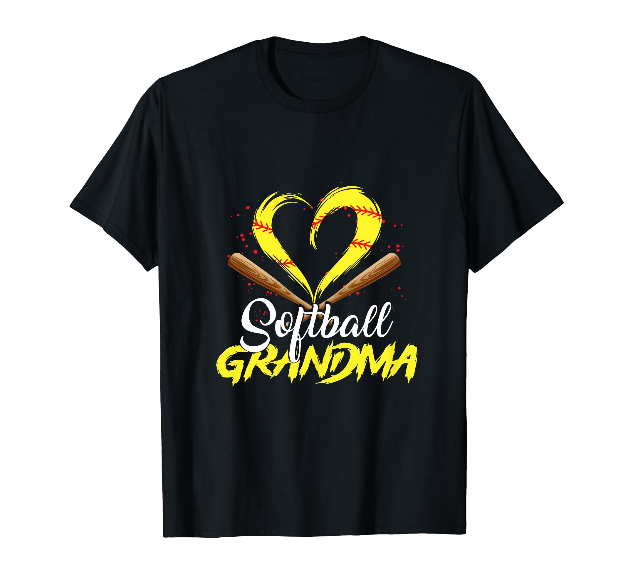 Softball Grandma Sports Mothers Day T-Shirt - Trendy Graphic Unisex - T-Shirt, Sweatshirt, Hoodie