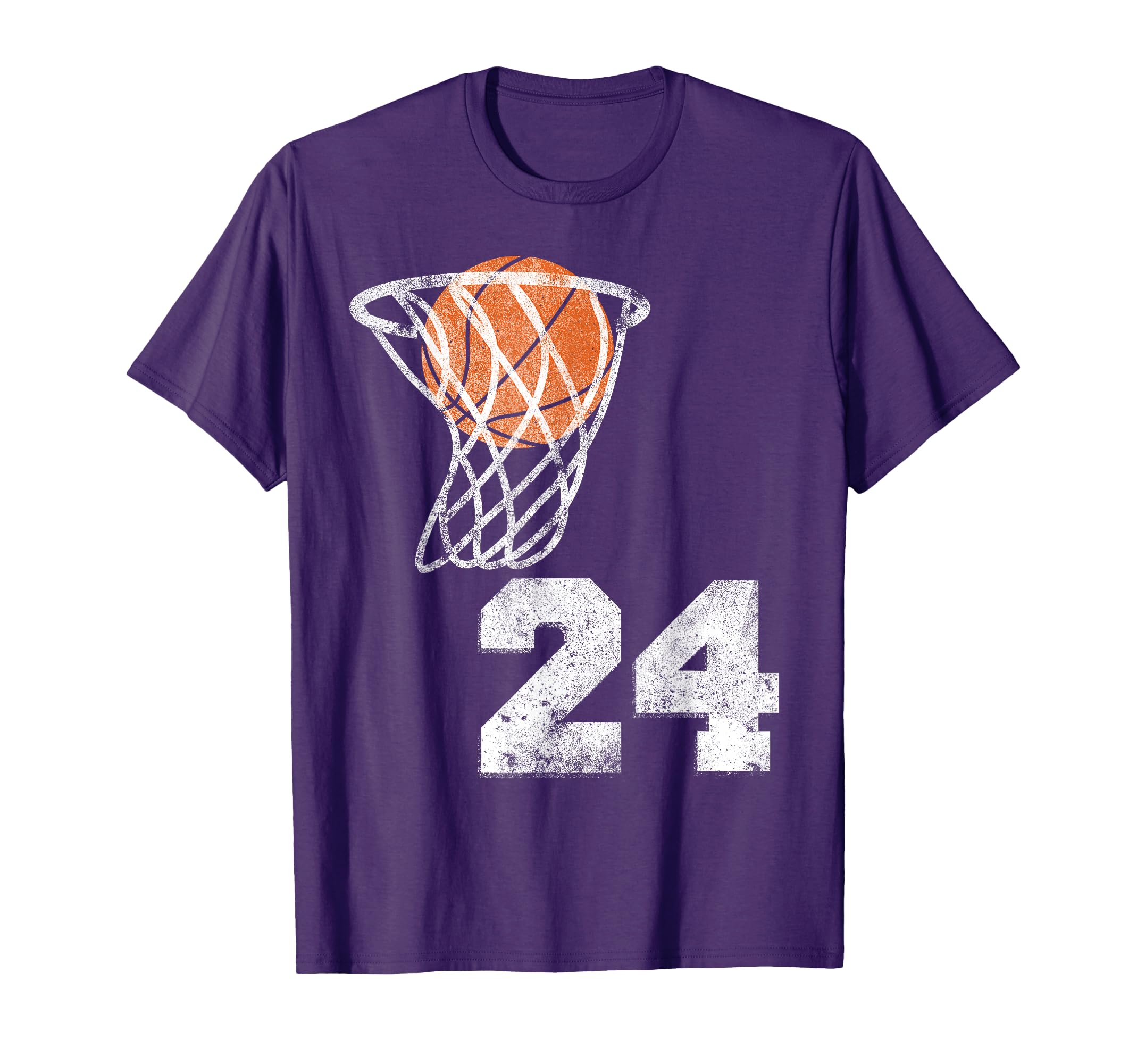 Basketball Jersey Number 24 Player Number T-Shirt - Streetwear Style Unisex - T-Shirt, Sweatshirt, Hoodie
