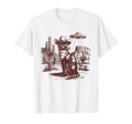 Black Cat Ufo Western Alien 90S Cowboy T-Shirt - Streetwear Style Unisex - T-Shirt, Sweatshirt, Hoodie