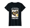 My Favorite Ball Player Mom Softball T-Shirt - Fun Novelty Design Unisex - T-Shirt, Sweatshirt, Hoodie