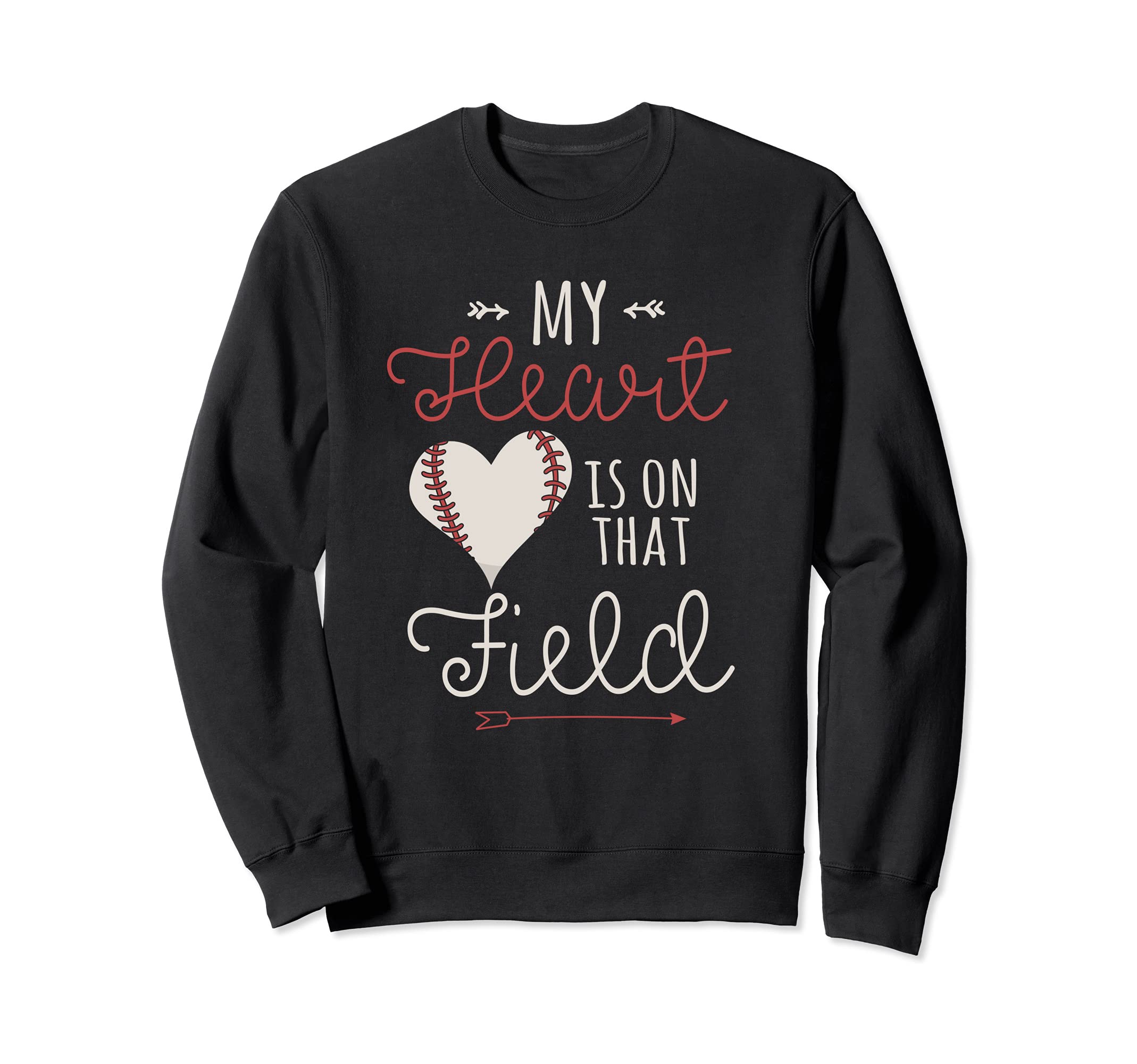My Heart Is That Field Baseball Sweatshirt - Aesthetic Graphic Men Women - T-Shirt, Sweatshirt, Hoodie