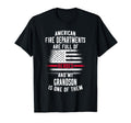 Thin Red Line Firefighter Distressed T-Shirt - Custom Art Print for Adults - T-Shirt, Sweatshirt, Hoodie