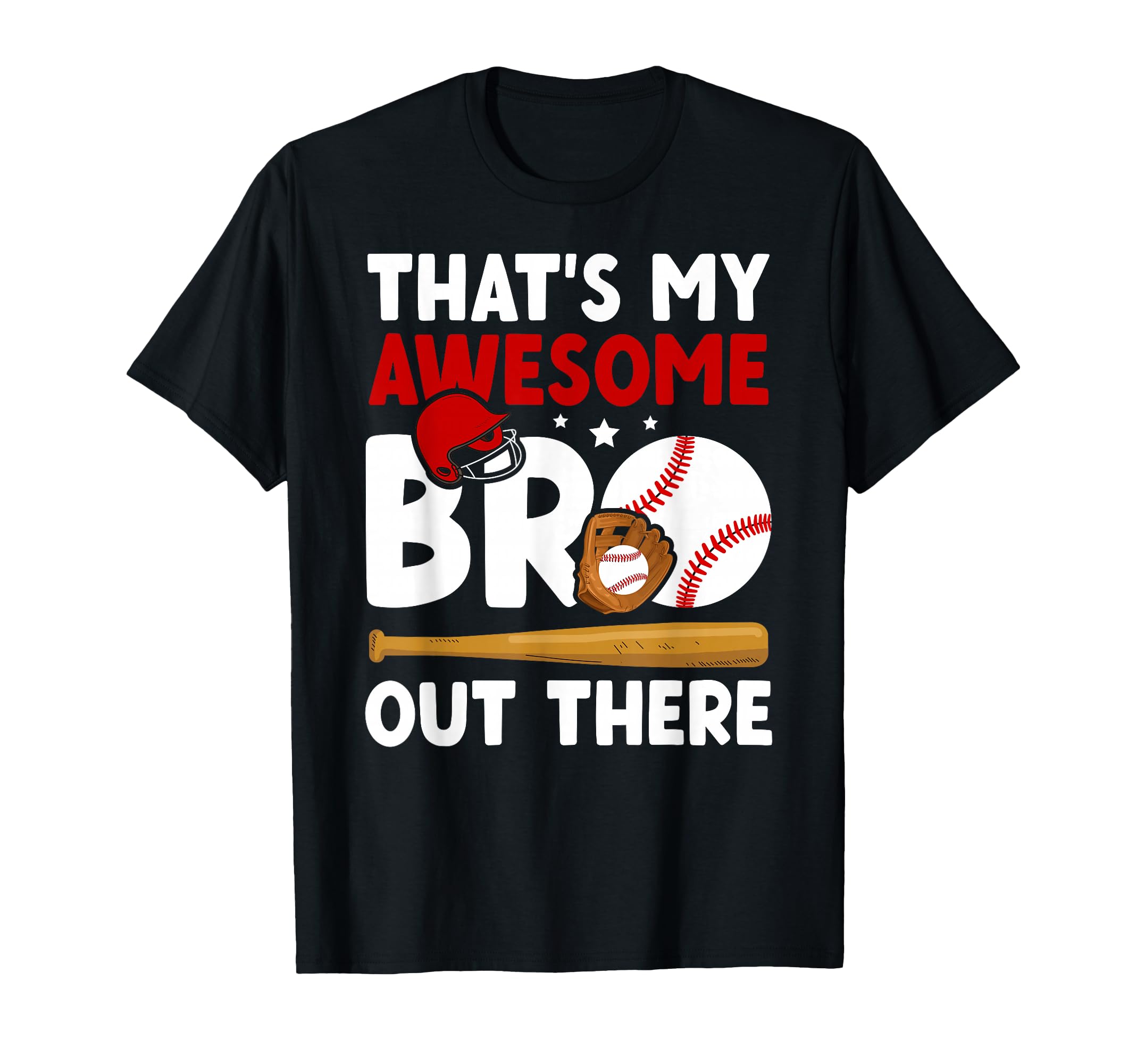 Baseball Brother Proud Baseball T-Shirt - Aesthetic Graphic for Adults - T-Shirt, Sweatshirt, Hoodie