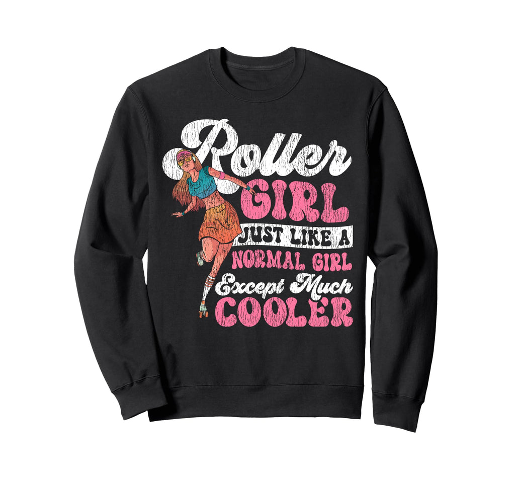 Roller Skating Skate 1970S Roller Sweatshirt - Aesthetic Graphic Unisex - T-Shirt, Sweatshirt, Hoodie