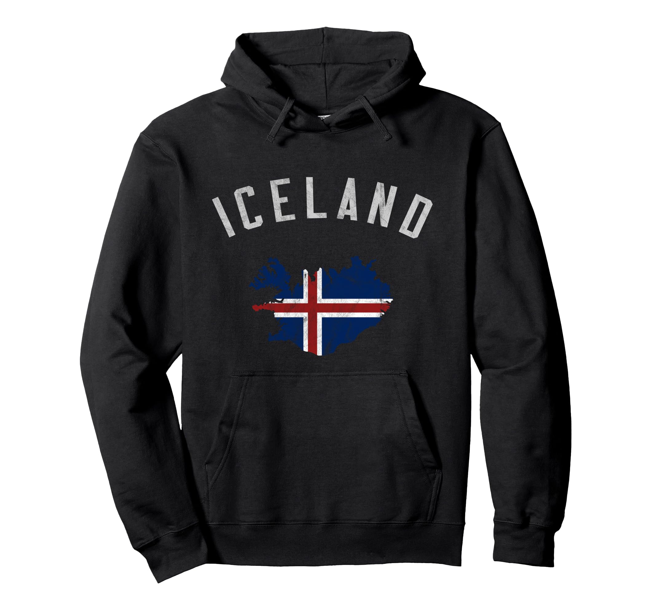 Varsity Iceland Flag Hoodie - Custom Art Print Unisex - T-Shirt, Sweatshirt, Hoodie