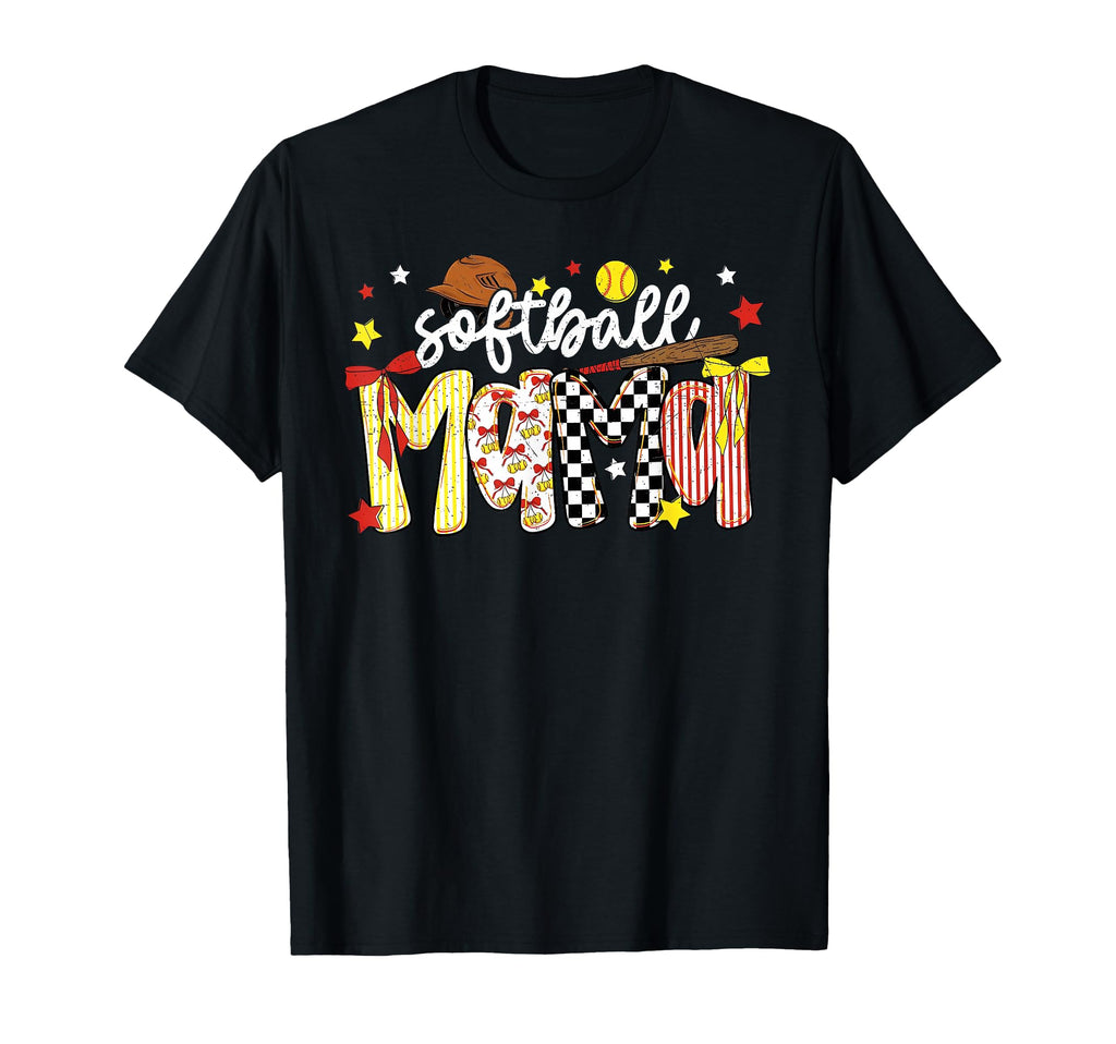 Softball Mama Baseball Season Game Day T-Shirt - Novelty Apparel Men Women - T-Shirt, Sweatshirt, Hoodie