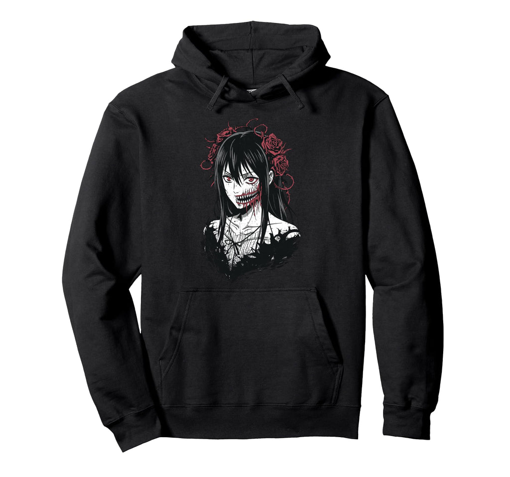 Japanese Goth Hannya Japan Horror Anime Hoodie - Streetwear Style Unisex - T-Shirt, Sweatshirt, Hoodie