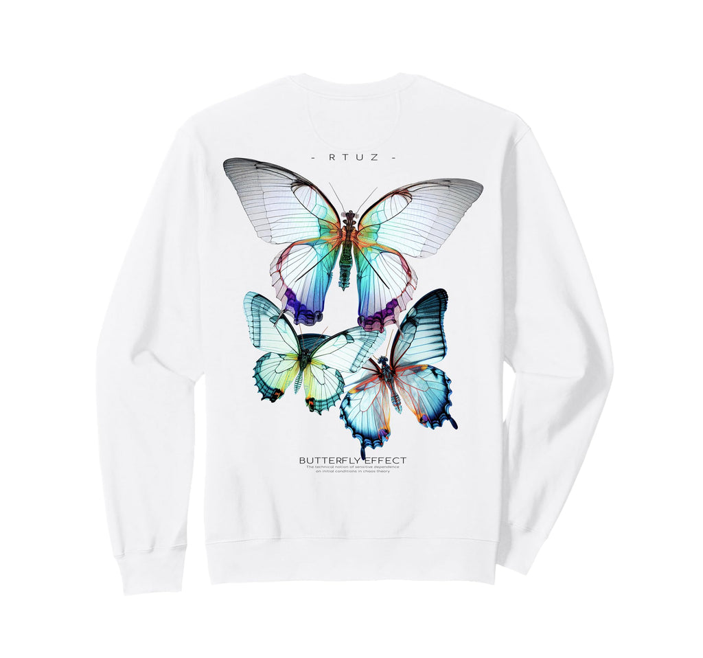 Y2K Back Streetwear Butterfly Sweatshirt - Fun Novelty Design Men Women - T-Shirt, Sweatshirt, Hoodie