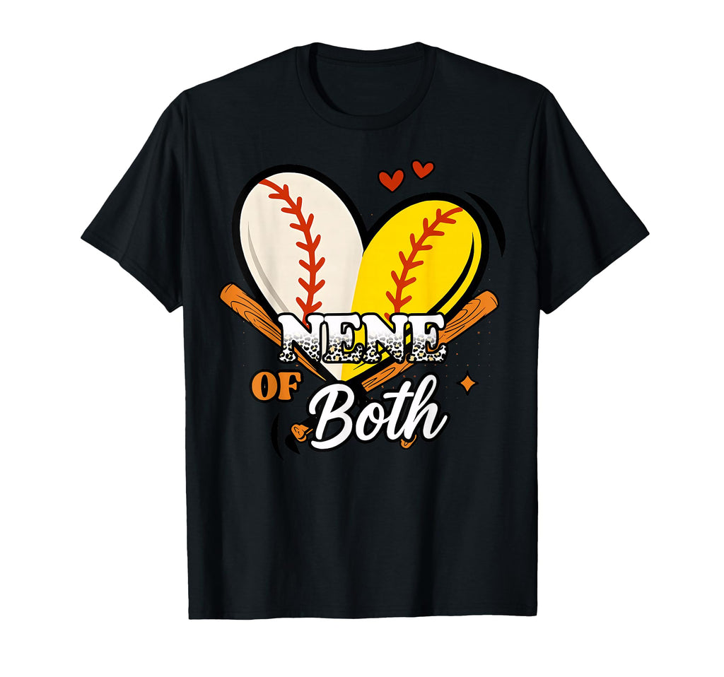 Nene Both Baseball Softball Game T-Shirt - Fun Novelty Design for Adults - T-Shirt, Sweatshirt, Hoodie
