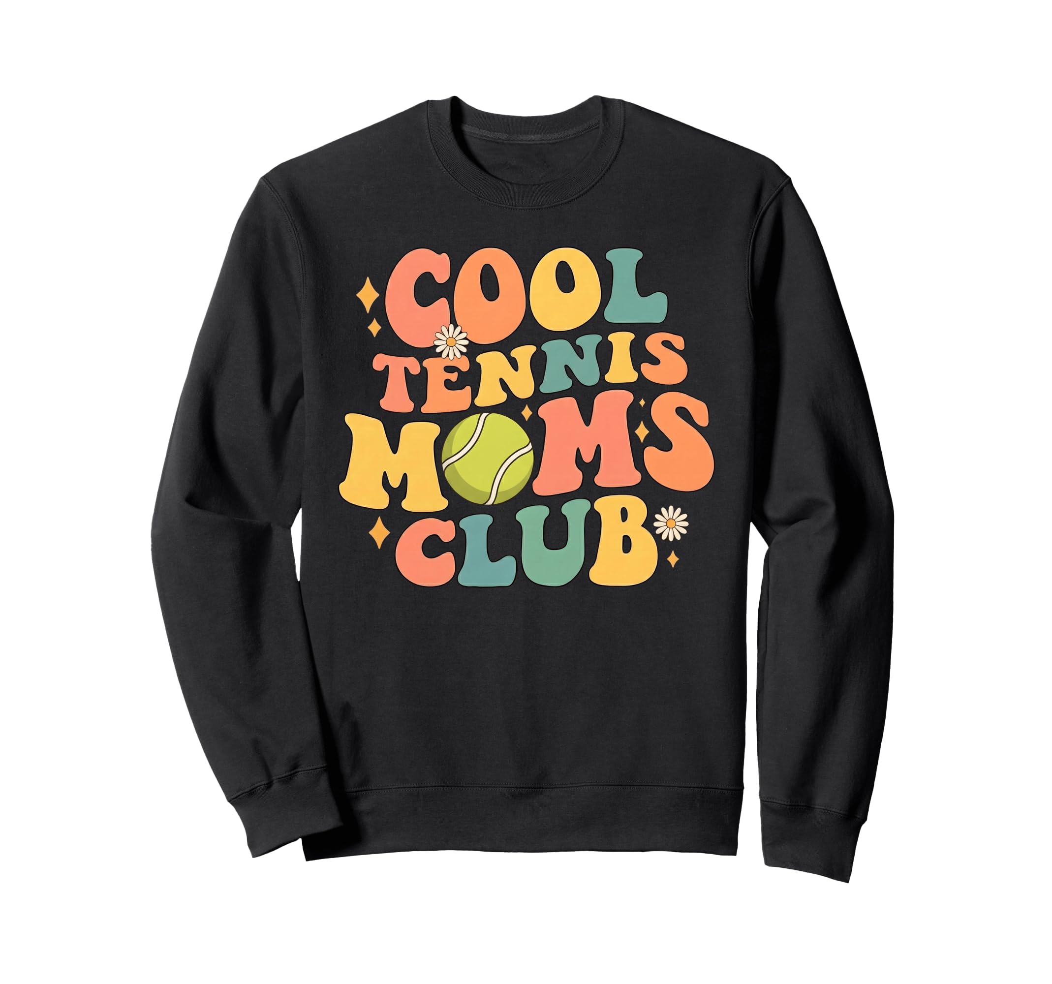 Tennis Mom Club Sports Mother Game Day Sweatshirt - Graphic Print Unisex - T-Shirt, Sweatshirt, Hoodie
