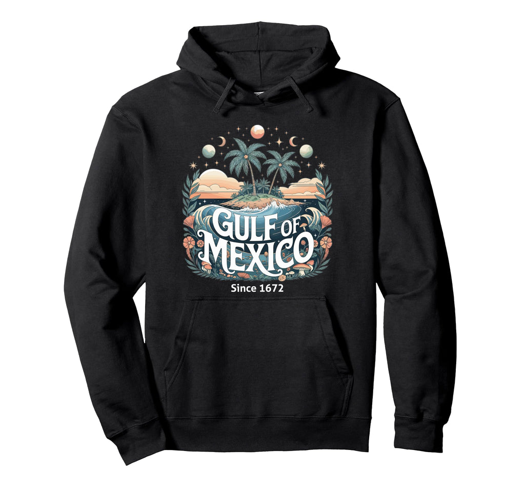 Boho Beach Sunset Gulf Mexico Hoodie - Custom Art Print Men Women - T-Shirt, Sweatshirt, Hoodie