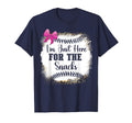 Baseball Sister Im Just Here Snacks T-Shirt - Graphic Print Men Women - T-Shirt, Sweatshirt, Hoodie