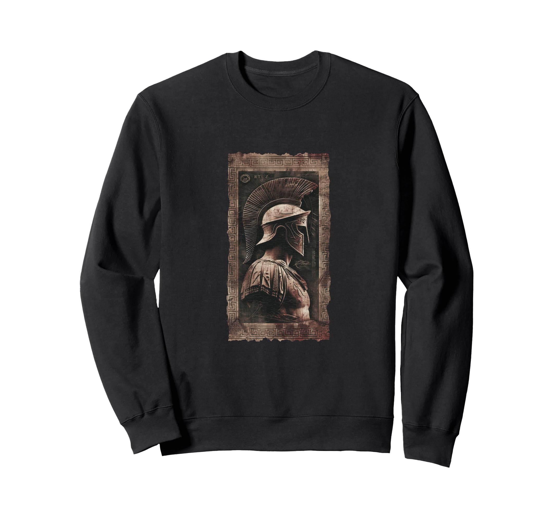 Spartan Helmet Warrior Sweatshirt - Casual Everyday Wear for Adults - T-Shirt, Sweatshirt, Hoodie