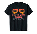 Seventh Grade Teacher Off Duty Sunset T-Shirt - Aesthetic Graphic Men Women - T-Shirt, Sweatshirt, Hoodie