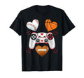 Valentines Day Hearts Gaming T-Shirt - Casual Everyday Wear Men Women - T-Shirt, Sweatshirt, Hoodie