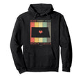 North Dakota Home Sweet Home Distressed Hoodie - Novelty Apparel Men Women - T-Shirt, Sweatshirt, Hoodie