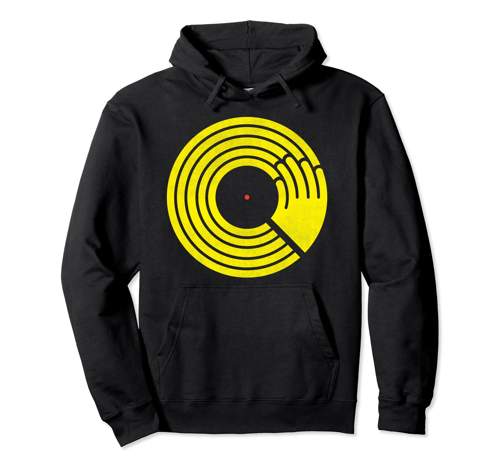 Hip Hop Rap Vinyl Dj Old School Hoodie - Casual Everyday Wear Unisex - T-Shirt, Sweatshirt, Hoodie