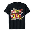 Mom Both Game Day Baseball Softball T-Shirt - Custom Art Print for Adults - T-Shirt, Sweatshirt, Hoodie