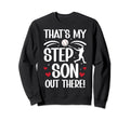 Proud Baseball Step Mom Baseball Player Sweatshirt - Graphic Print Unisex - T-Shirt, Sweatshirt, Hoodie