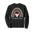 Baseball Aunt Boho Rainbow Sweatshirt - Fun Novelty Design for Adults - T-Shirt, Sweatshirt, Hoodie