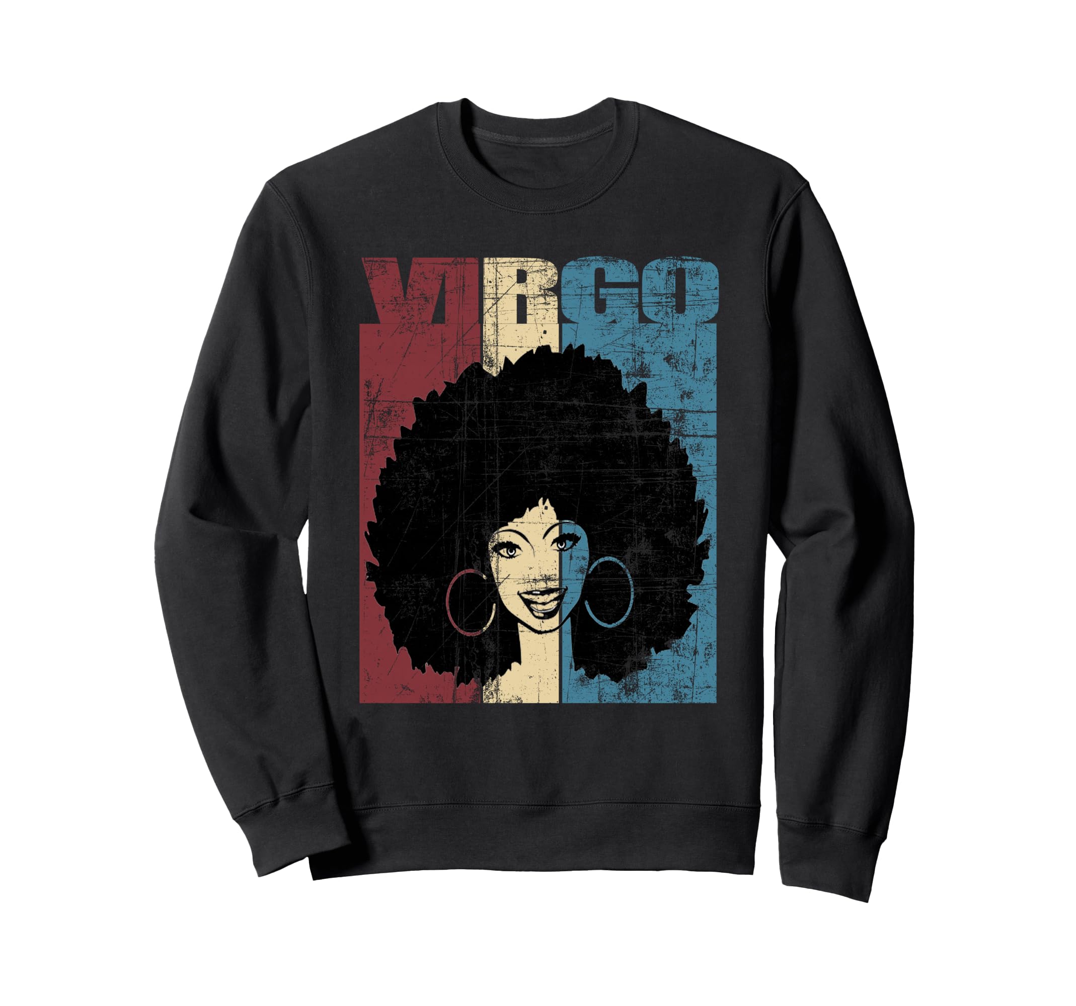 Virgin Virgin Distressed Sweatshirt - Fun Novelty Design Men Women - T-Shirt, Sweatshirt, Hoodie