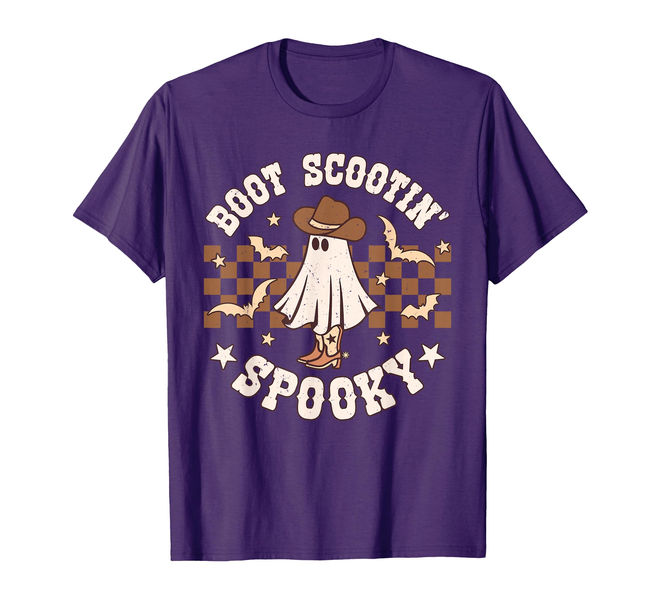 Boot Scootin Spooky Groovy Western T-Shirt - Graphic Print Men Women - T-Shirt, Sweatshirt, Hoodie