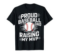 Proud Baseball Dad Raising My Mvp T-Shirt - Custom Art Print for Adults - T-Shirt, Sweatshirt, Hoodie
